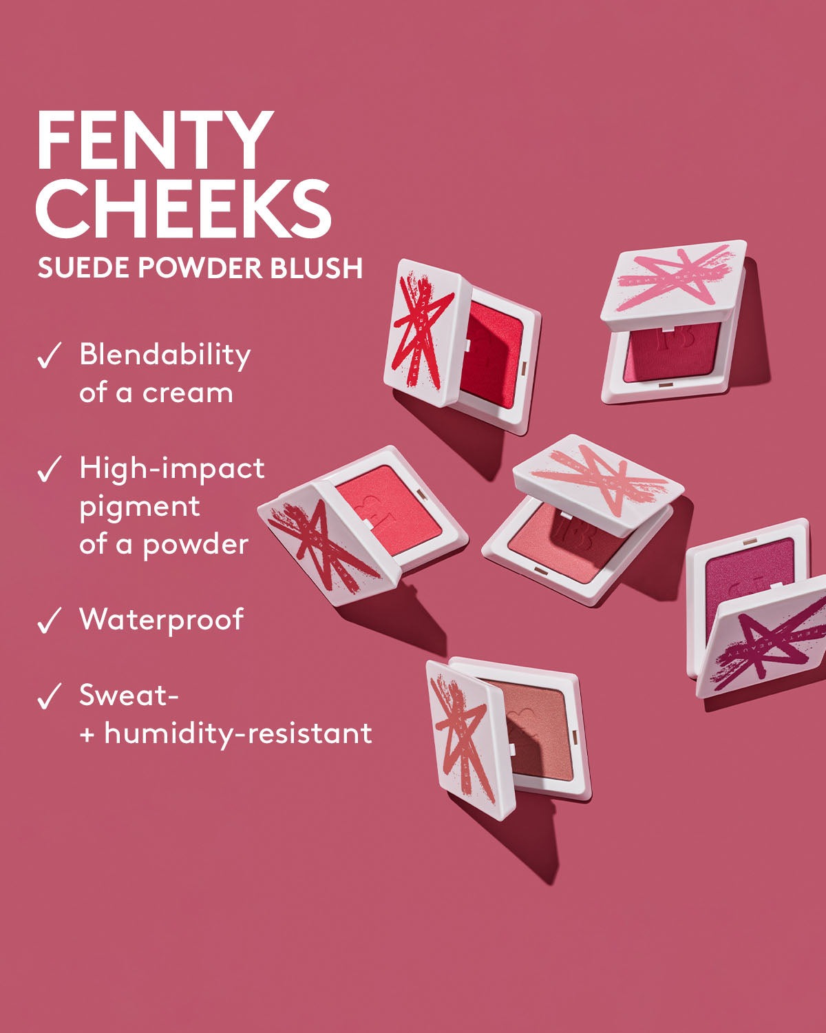 Fenty Cheeks Suede Powder Blush — Riri