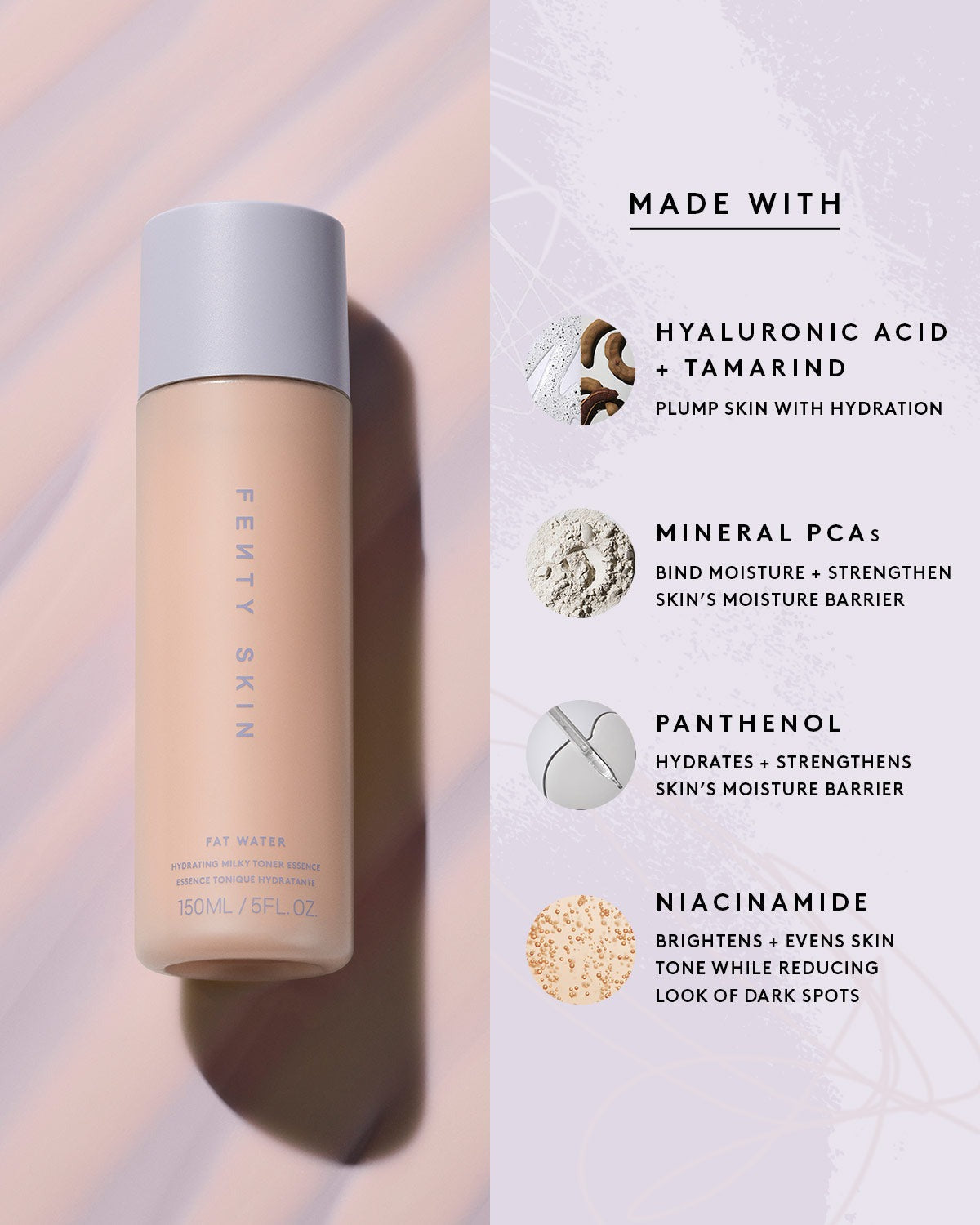 Fat Water Hydrating Milky Toner Essence with Hyaluronic Acid + Tamarind