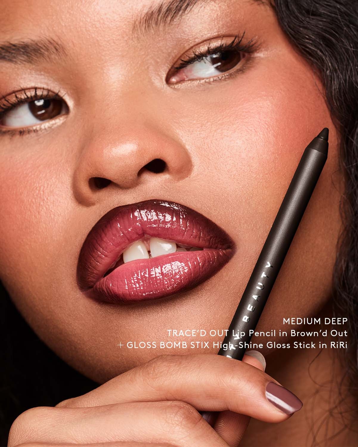 Gloss Bomb Stix Gloss Stick + Trace'd Out Lip Liner Bundle