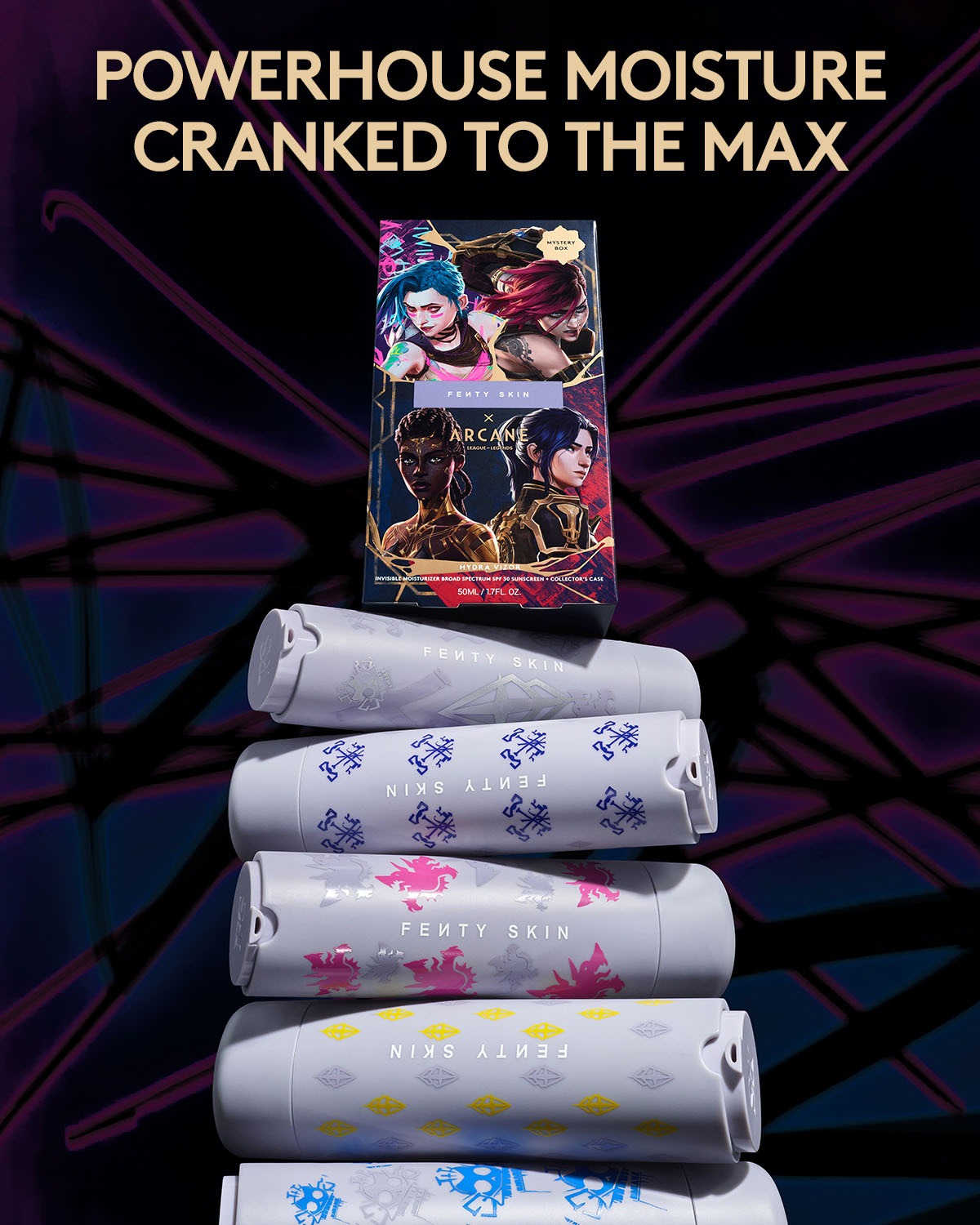 Arcane Hydra Vizor Mystery Box Moisturizer Sunscreen + Collector's Case